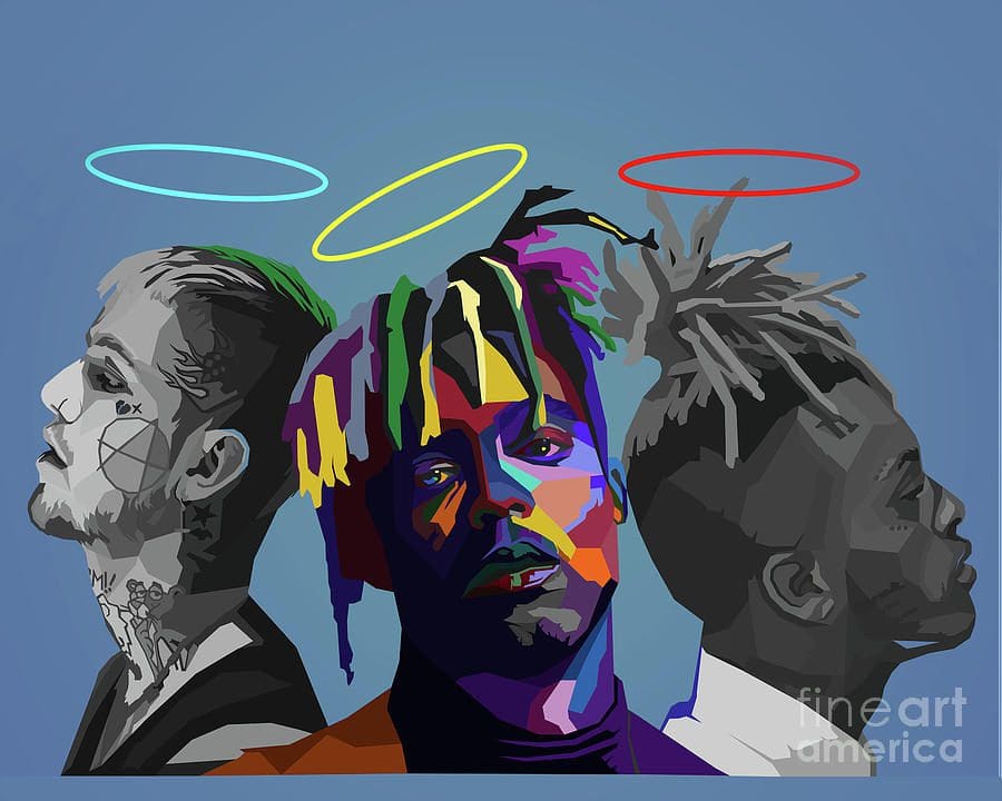 lil peep xxxtentacion juice wrld rapper art pdart Is 27 the Curse of the Music World? Legacies and Lessons Left Behind From The Ones We Lost Too Soon