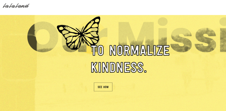 LaLALandcover Spread Love and Be Kind to a Stranger