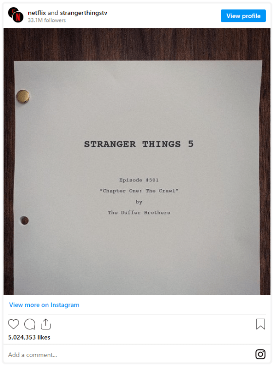 Stranger Things Season 5