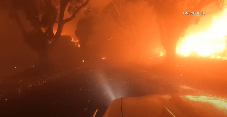 On the ground during the California wildfires - ONSCENE.TV