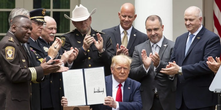 Trump Executive Order cops