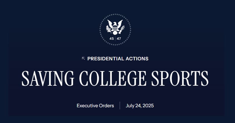 Saving College Sports trump