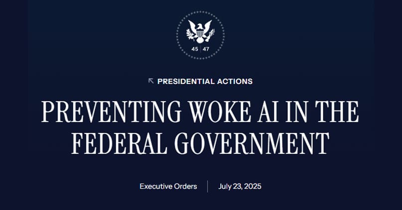 woke ai Trump
