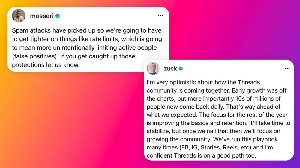 Threads Twitter Zuckerberg