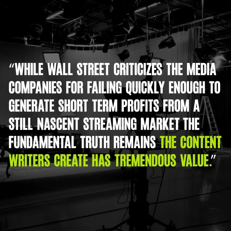 Hollywood Movies and TV Writers on strike