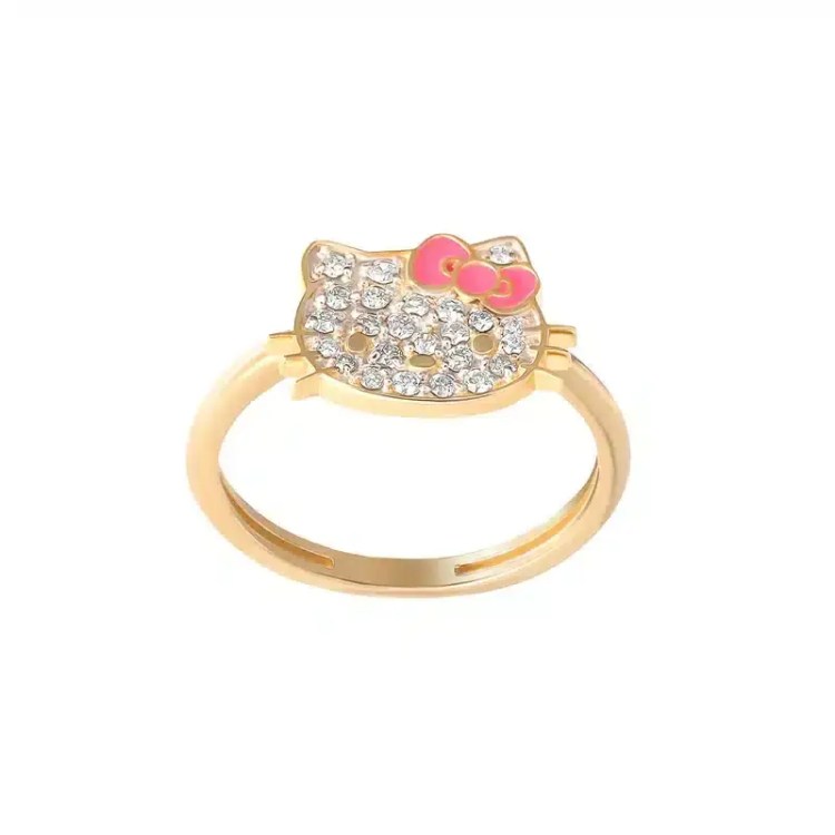 14K Yellow Gold Diamond Ring